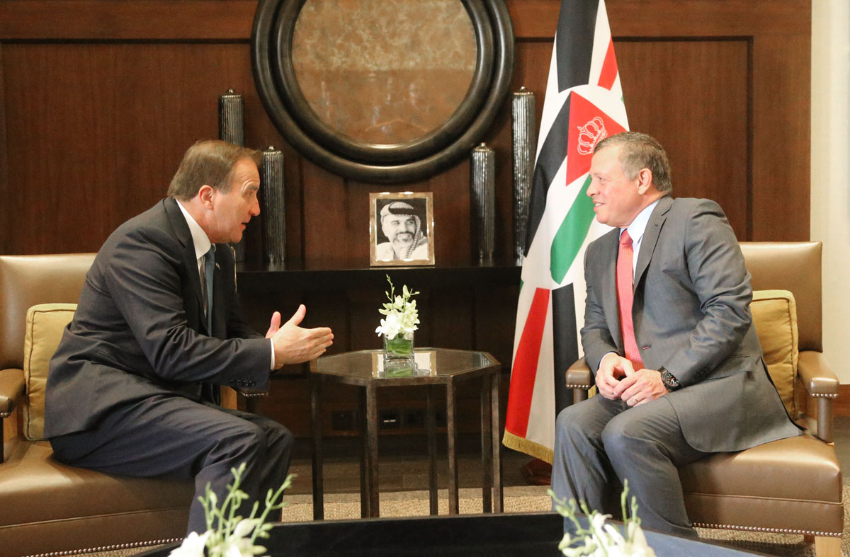 King receives Swedish Prime Minister