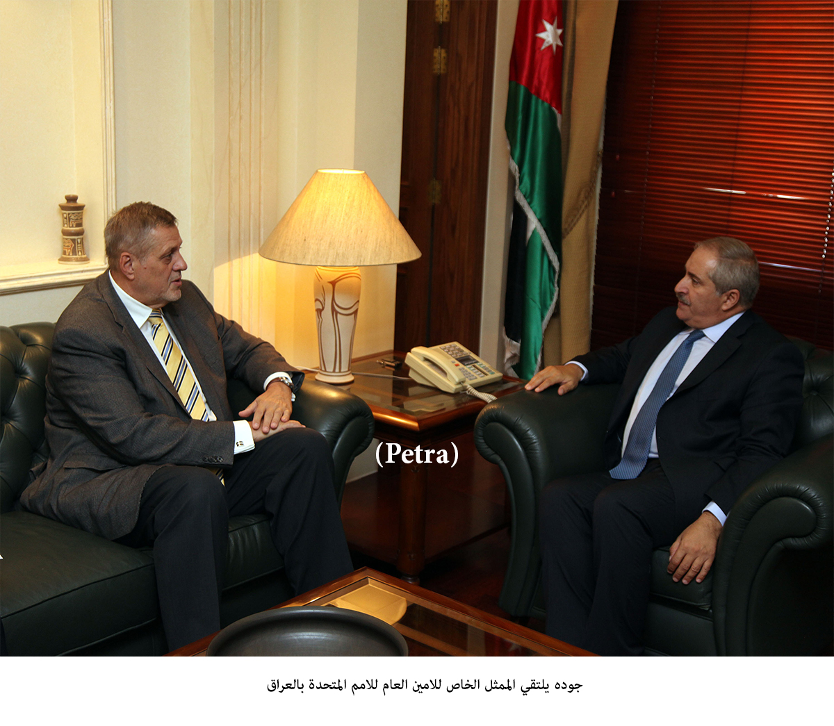 Judeh, UN official discuss developments in Iraq