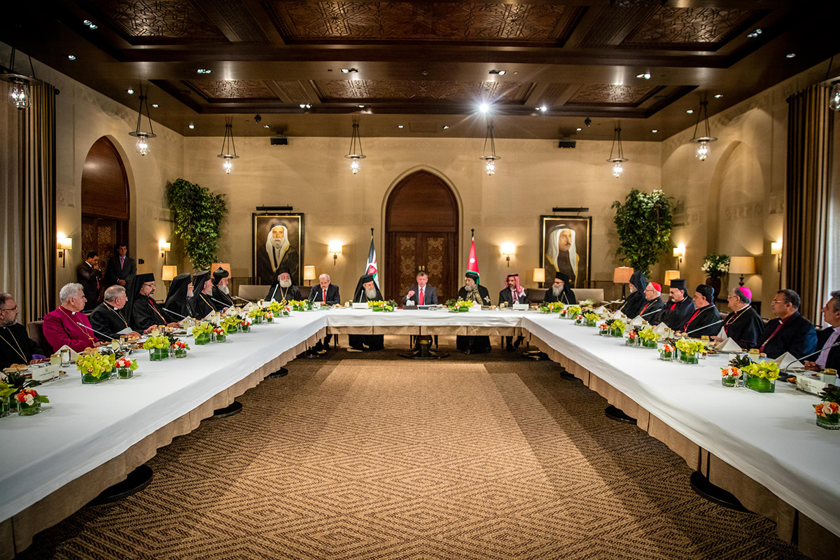 King meets delegation of Christian religious leaders