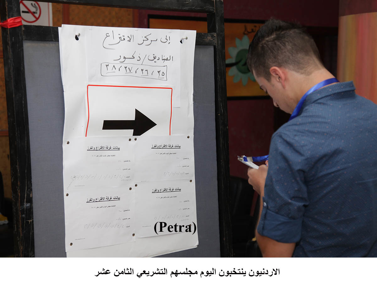 Jordanians head to polls to elect new legislators