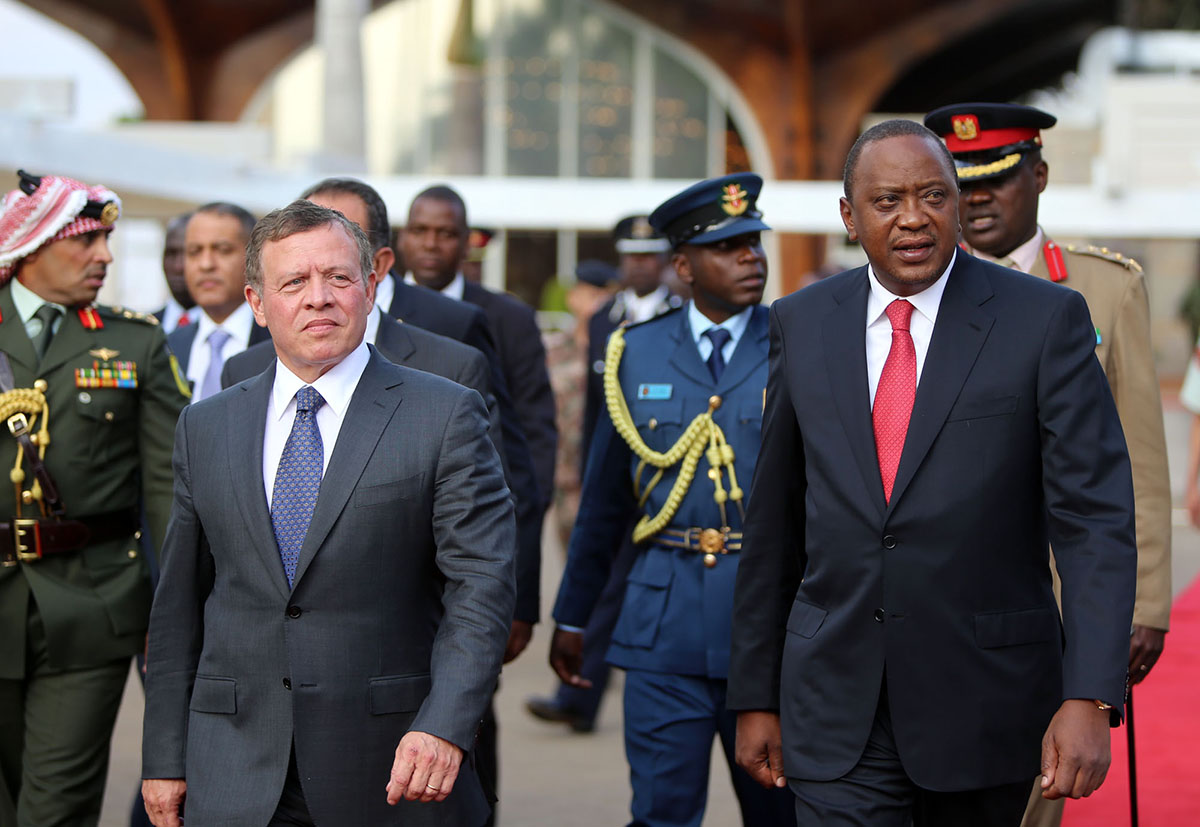 King, Kenyan president explore ways to enhance cooperation