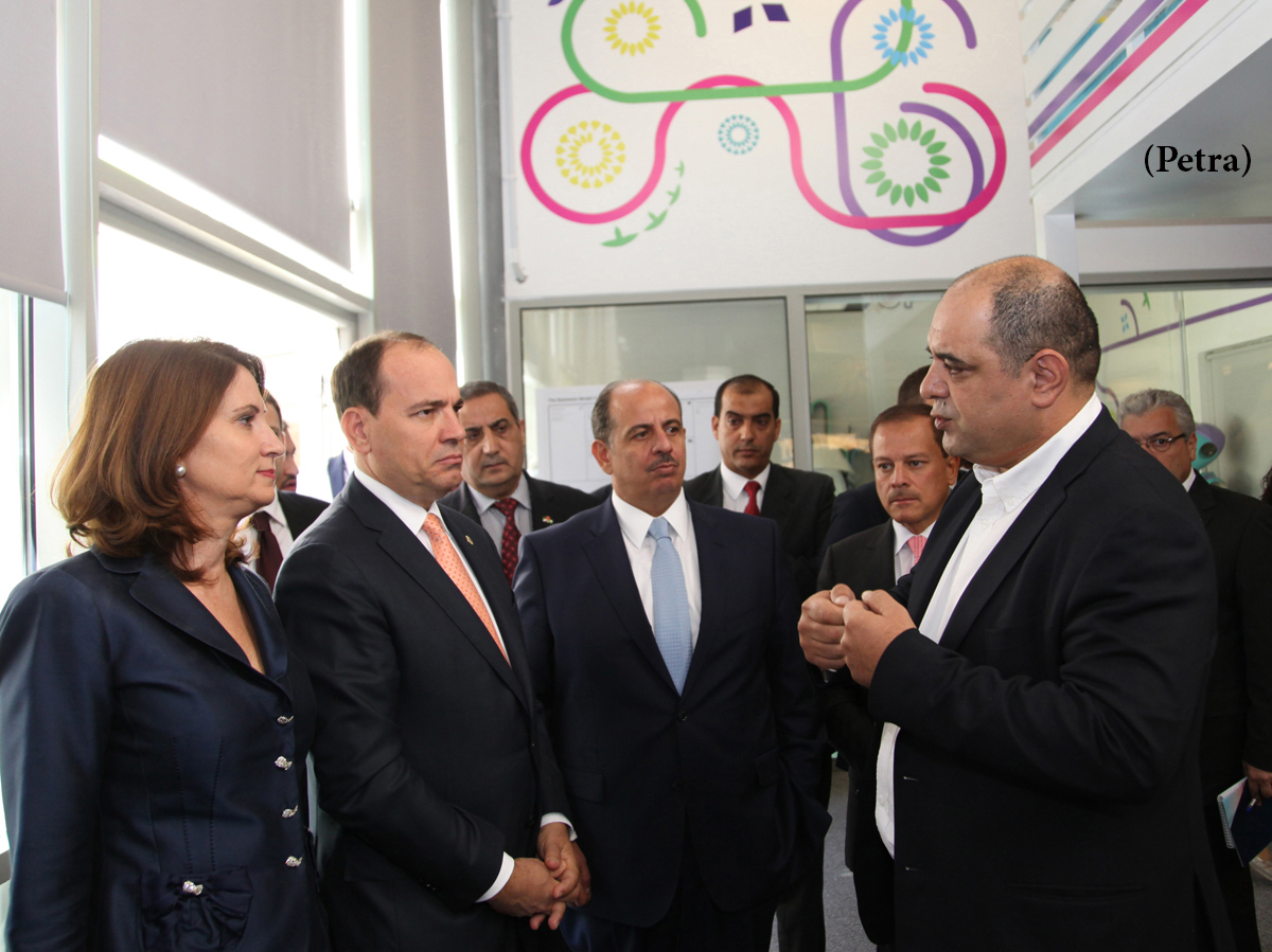 Albanian president visits King Hussein Business Park