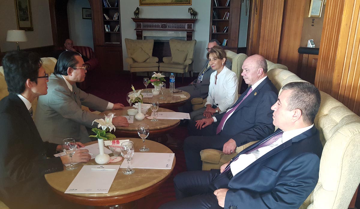 Senate president, Japanese official discuss Mideast issues