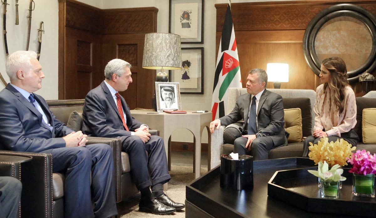 King urges non-stop aid to countries hosting Syrian refugees