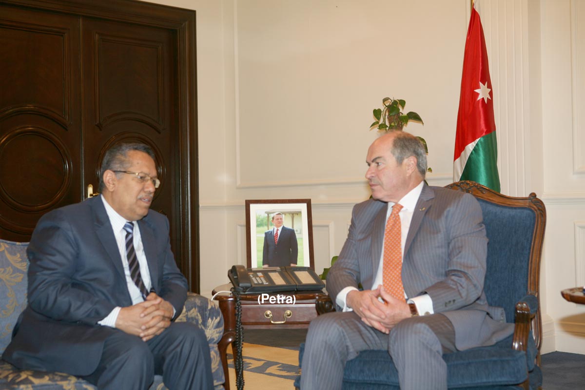 PM reiterates Jordan's support for legitimacy in Yemen