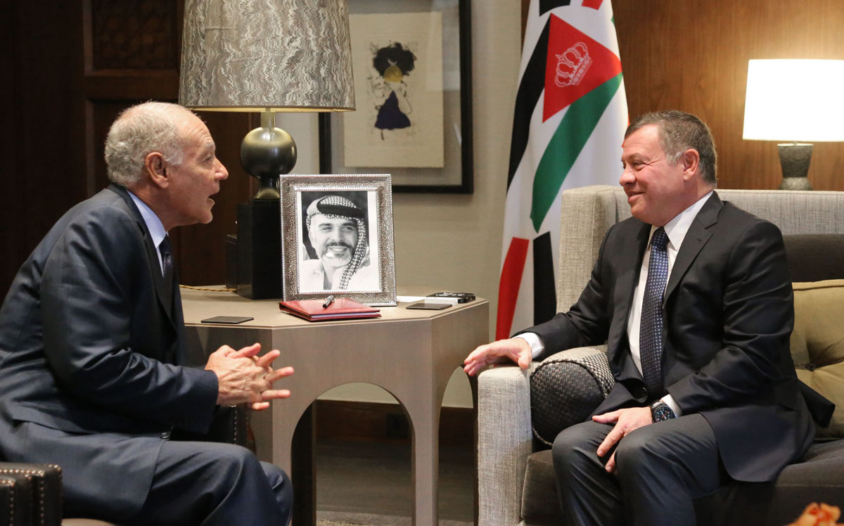 King meets with Arab League chief