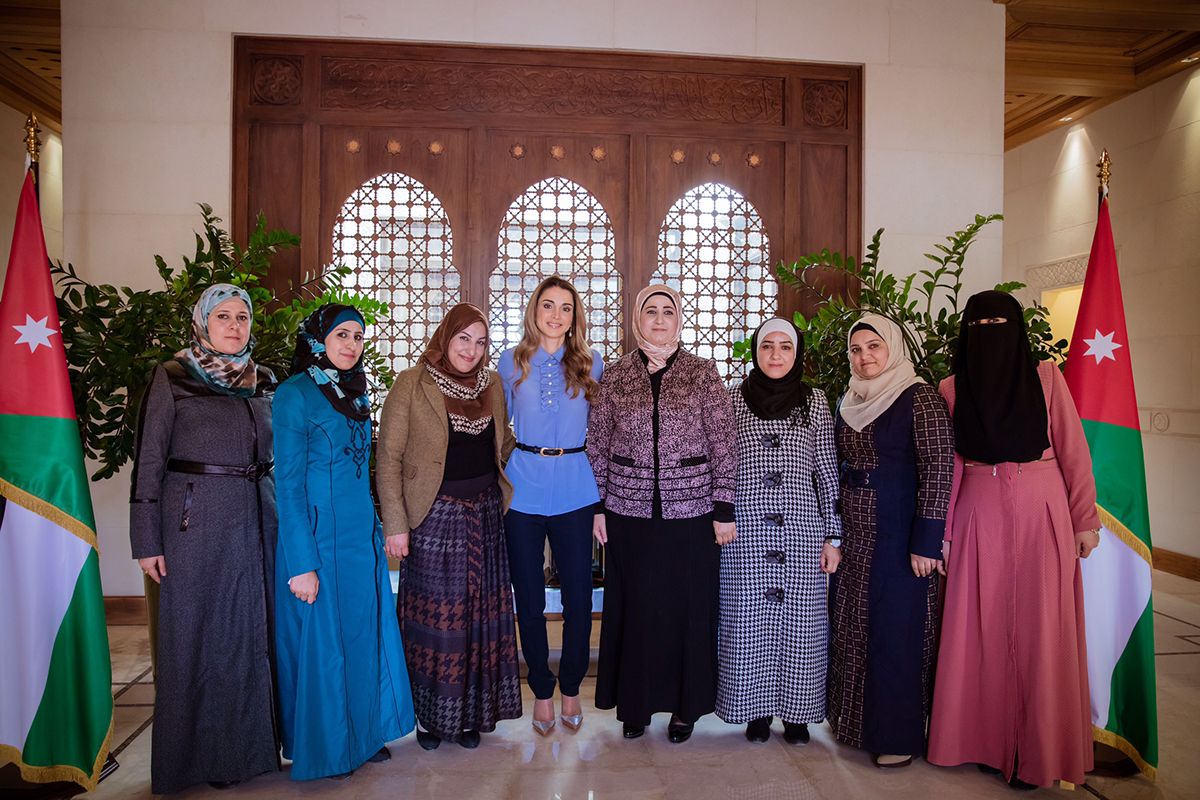 Queen Rania meets with women from Ma’an