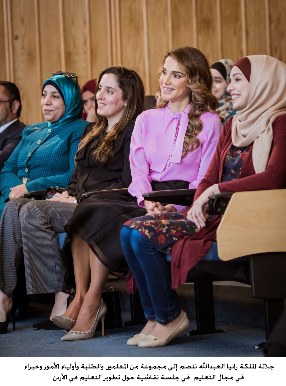 Queen Rania joins panel discussion on education development