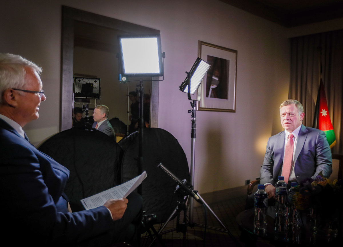 Australian ABC TV Channel interviews His Majesty King Abdullah