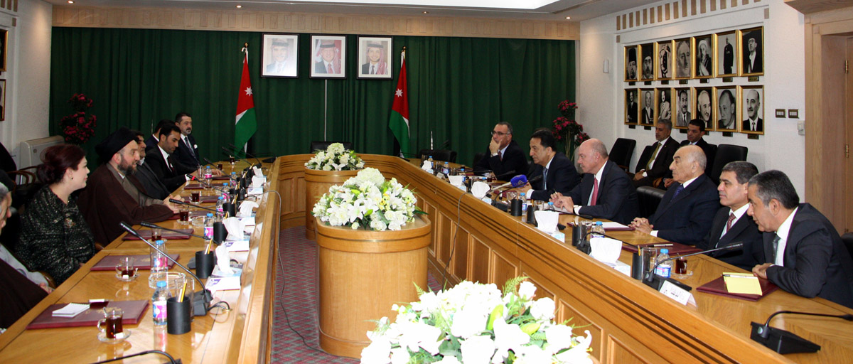 Senate president voices Jordan's support to Iraq in facing terrorism