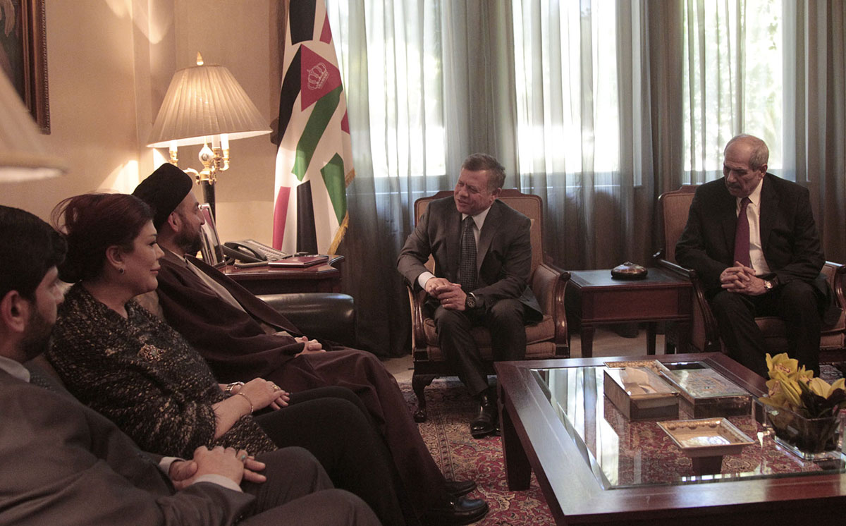 King meets with leader of Iraqi National Alliance