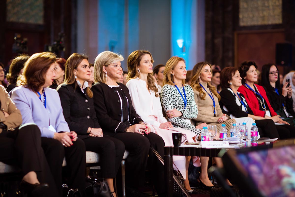Queen Rania attends panel discussion at the ‘Women on the Front Lines’ Conference