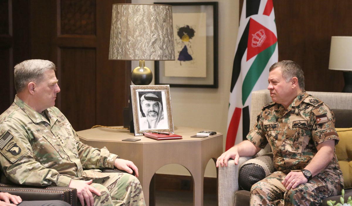 King meets U.S army chief