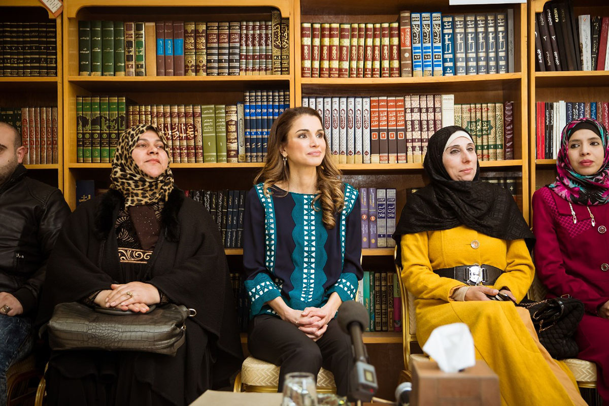 Queen visits Hashimiyat Al Zarqa to support local community development programs