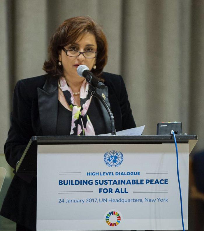 Jordan's envoy delivers speech on King's behalf at UN dialogue