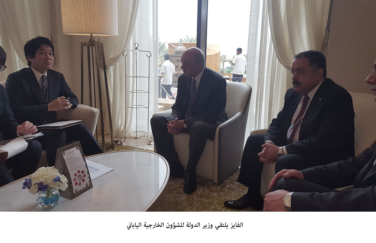 Senate president meets with Japan's foreign affairs minister