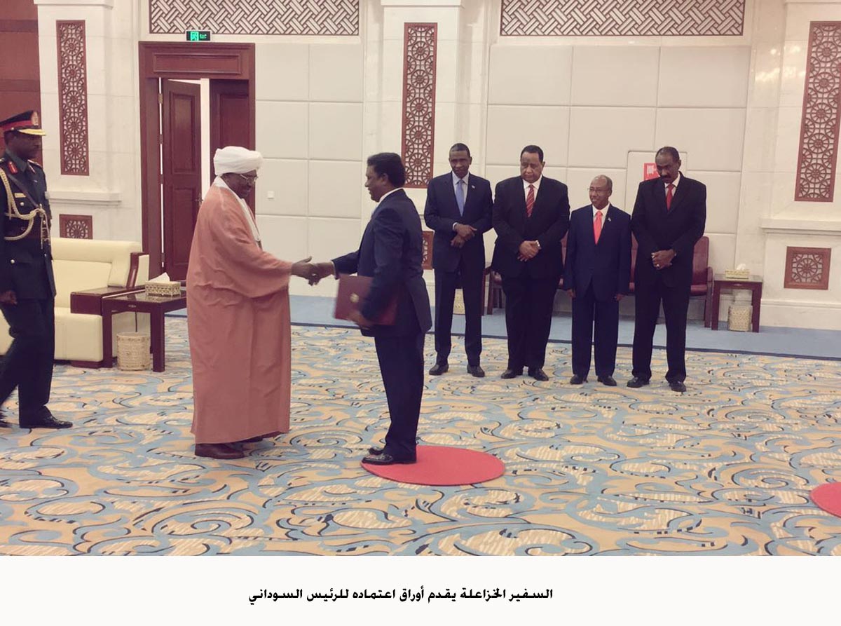 Jordan's ambassador to Sudan presents credentials