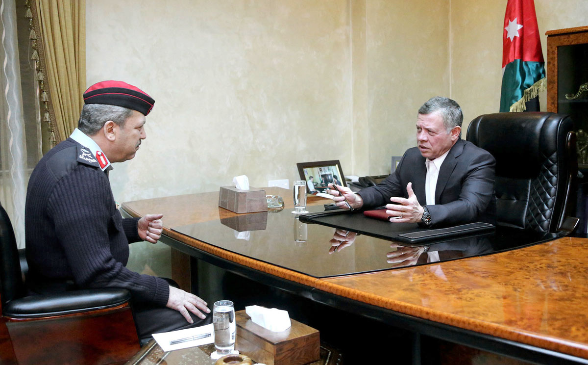 King visits Civil Defence Department