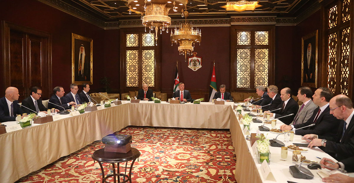 King, US Jewish delegation discuss Mideast peace efforts