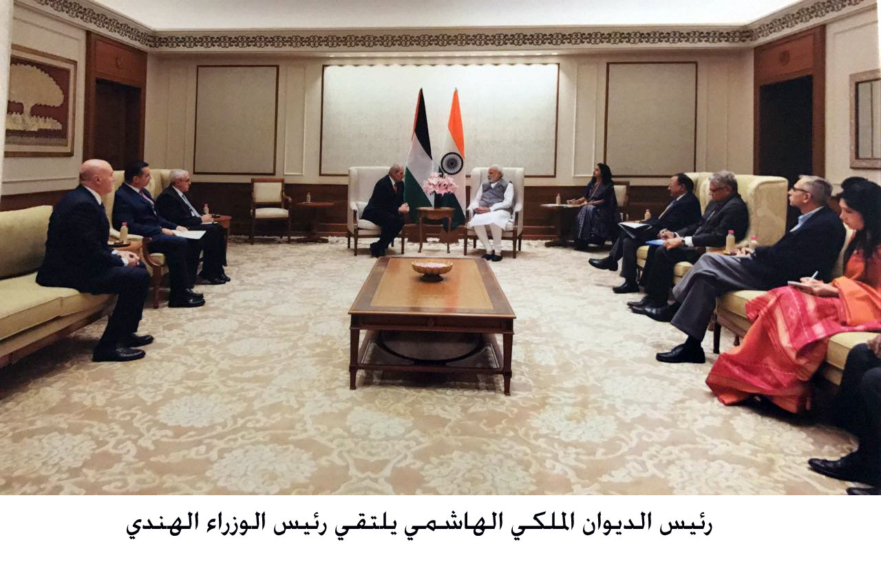 Royal court chief meets Indian PM