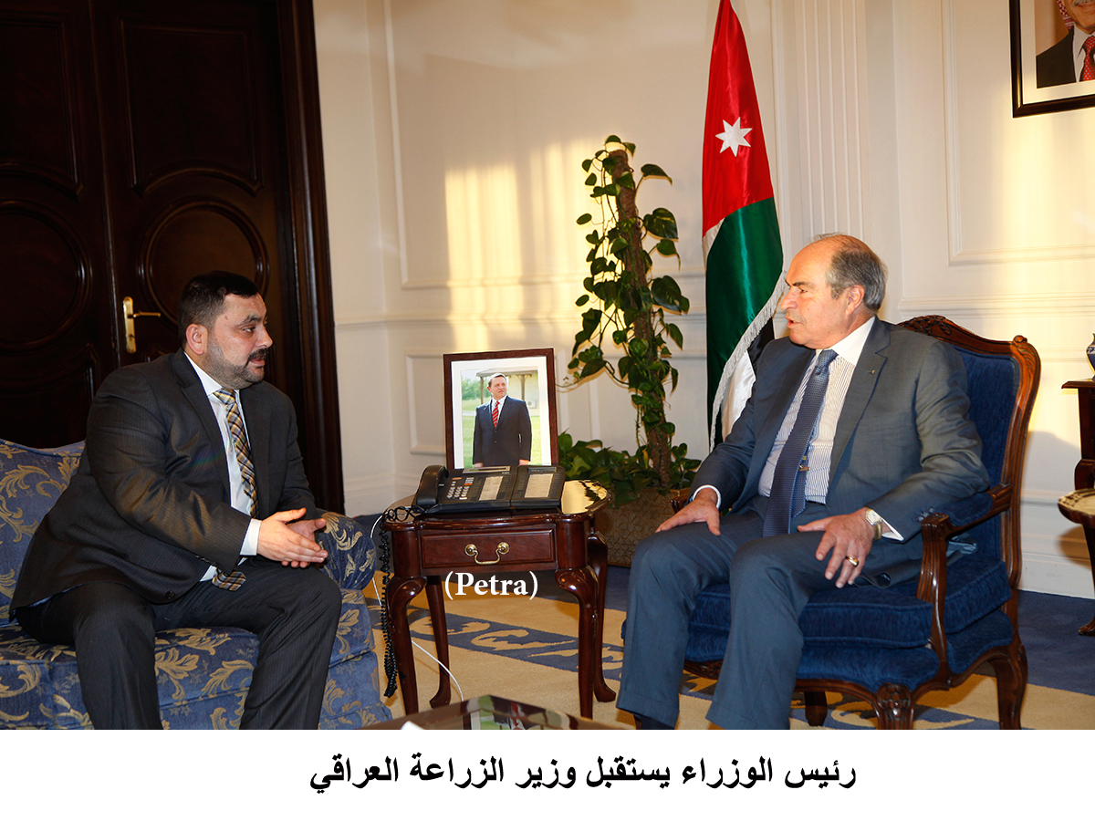 PM receives Iraqi agriculture minister