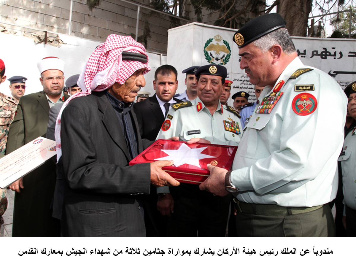 Remains of Jordanian soldiers who fell in 1967 war buried in Amman