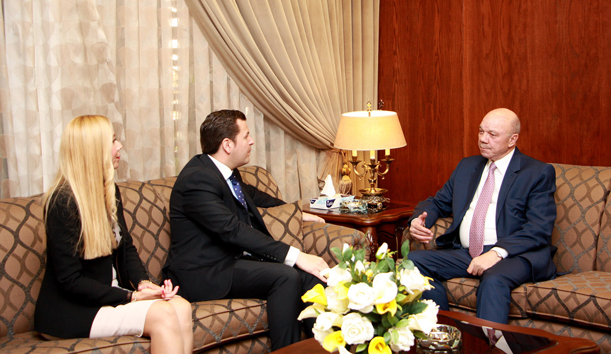 Senate president meets head of Young Global Leaders Forum