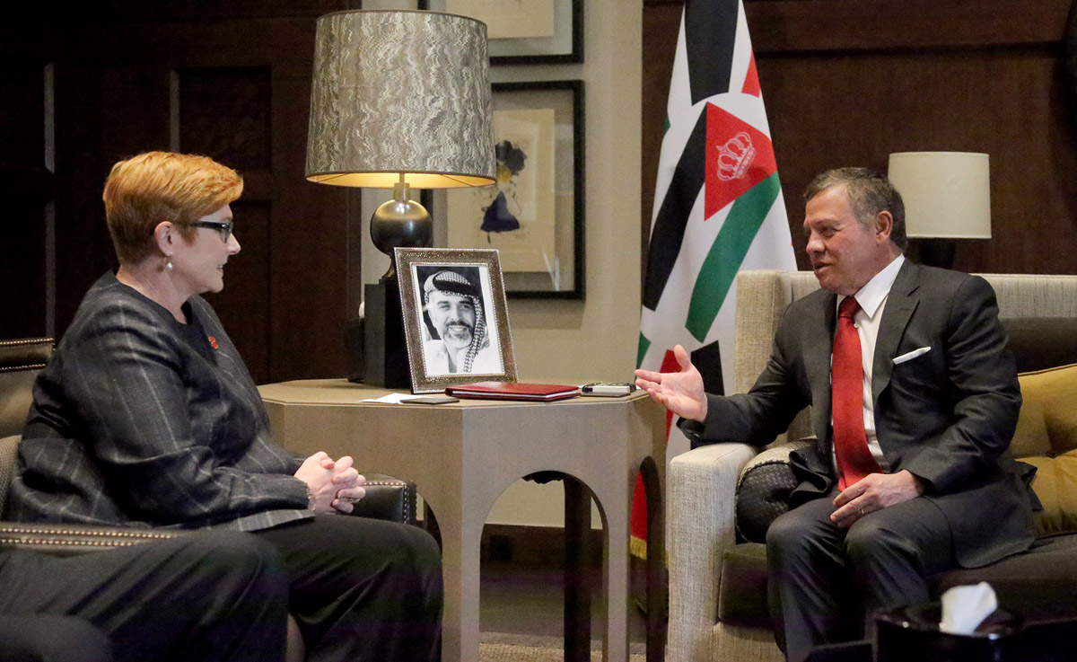 King, Australian Defence Minister discuss region, fight against terrorism