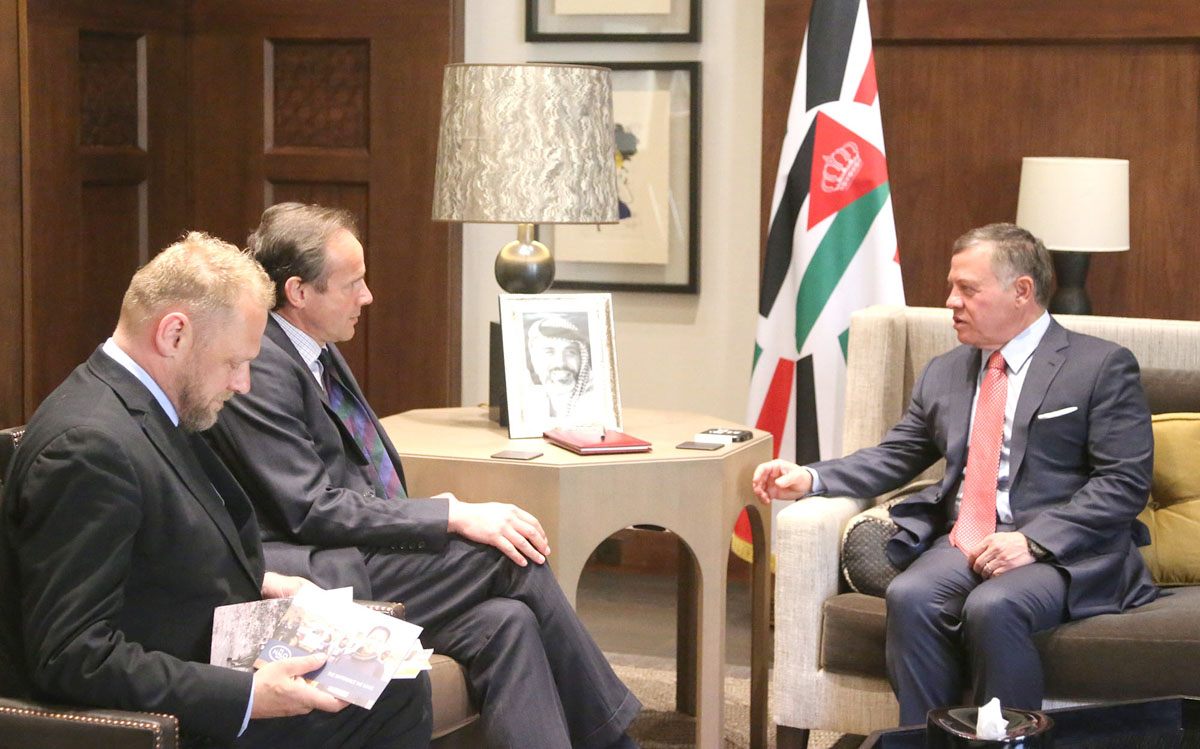 King receives Halo Trust CEO