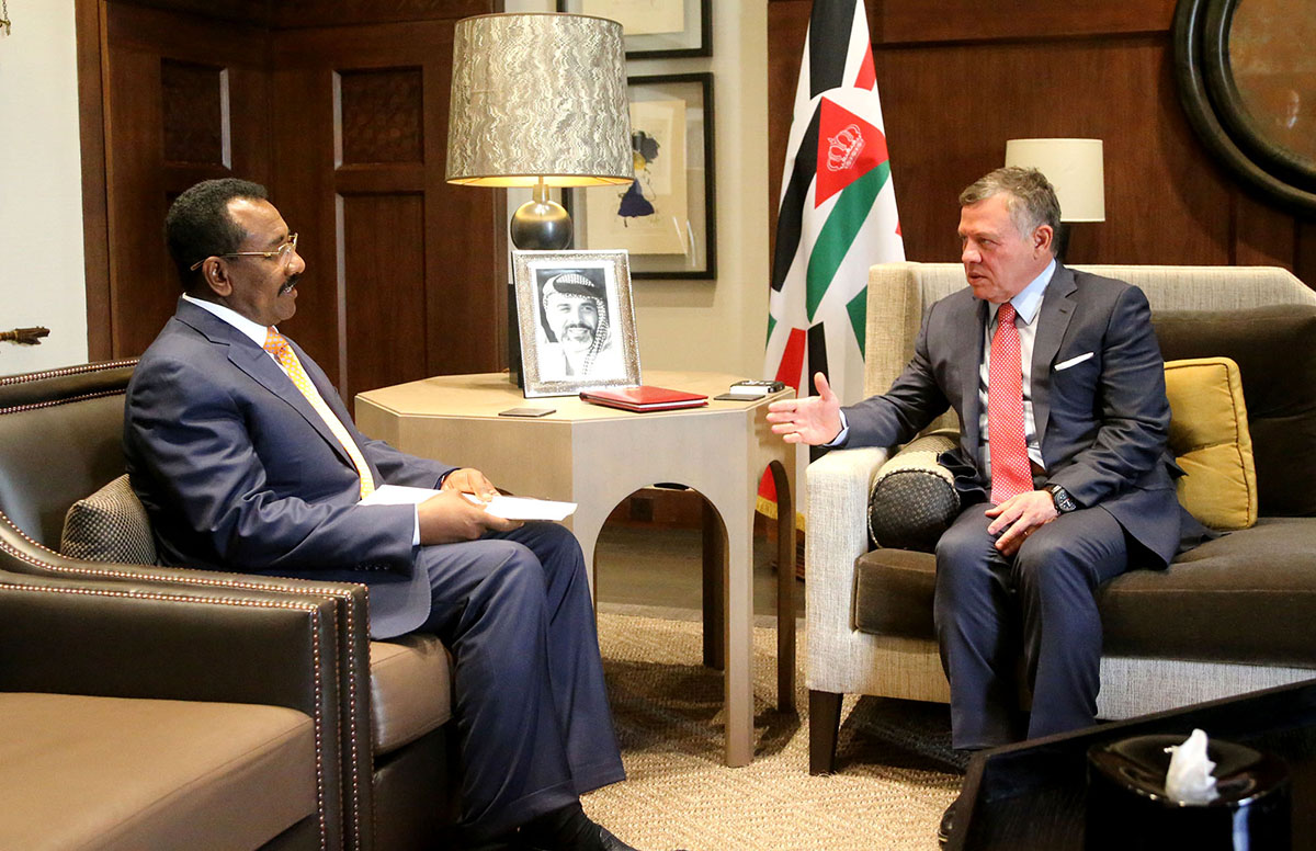 King receives letter from Sudanese President