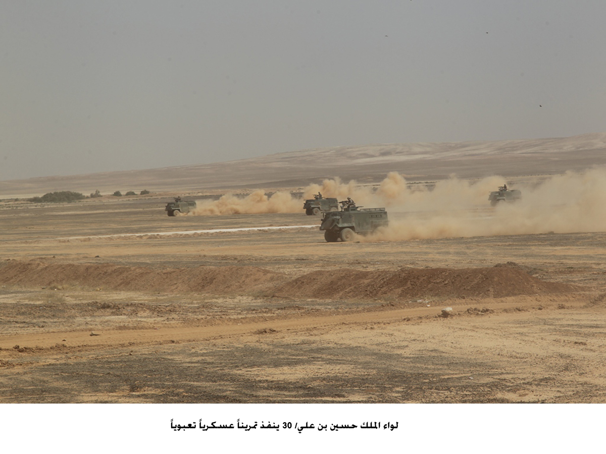 King Hussein Bin Ali Brigade carries out military drill