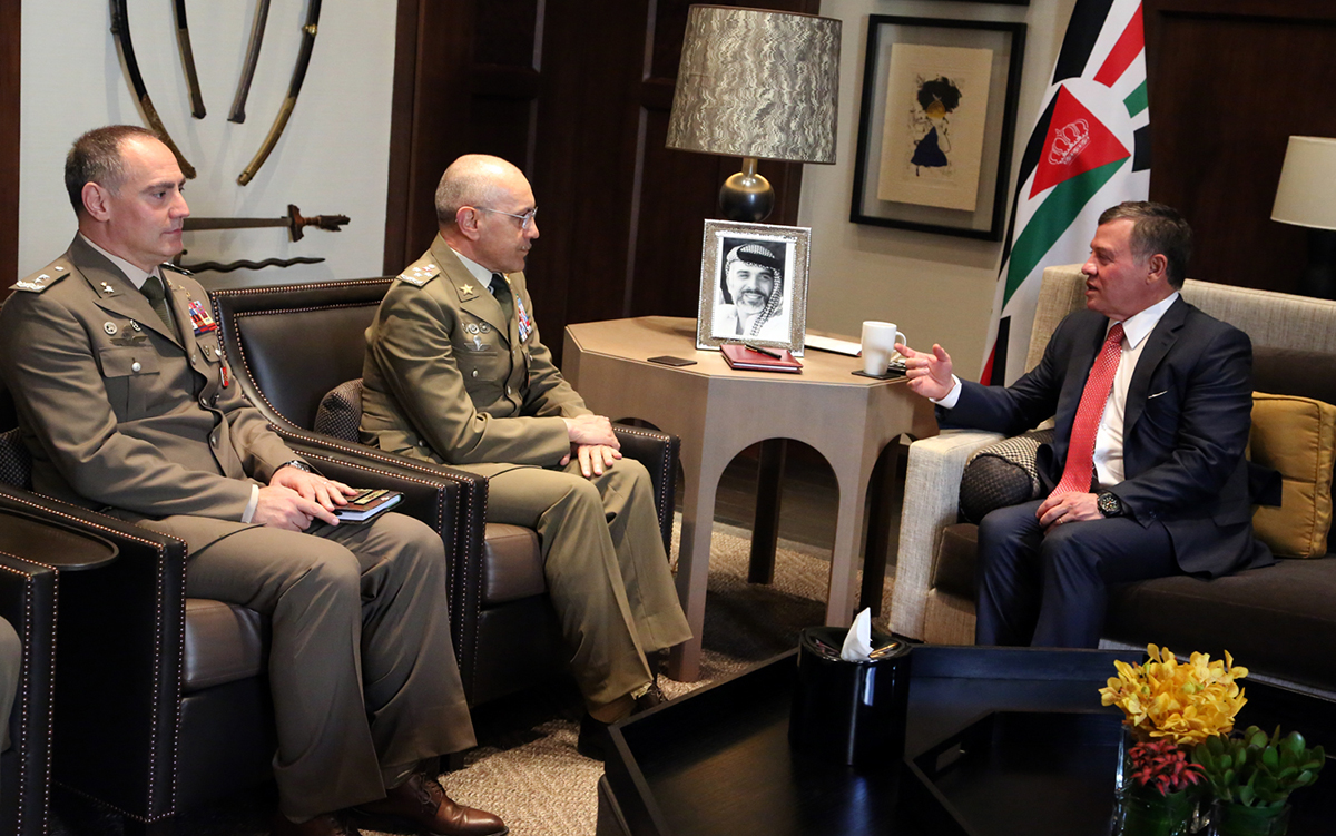 King meets Chief of Staff of the Italian Army