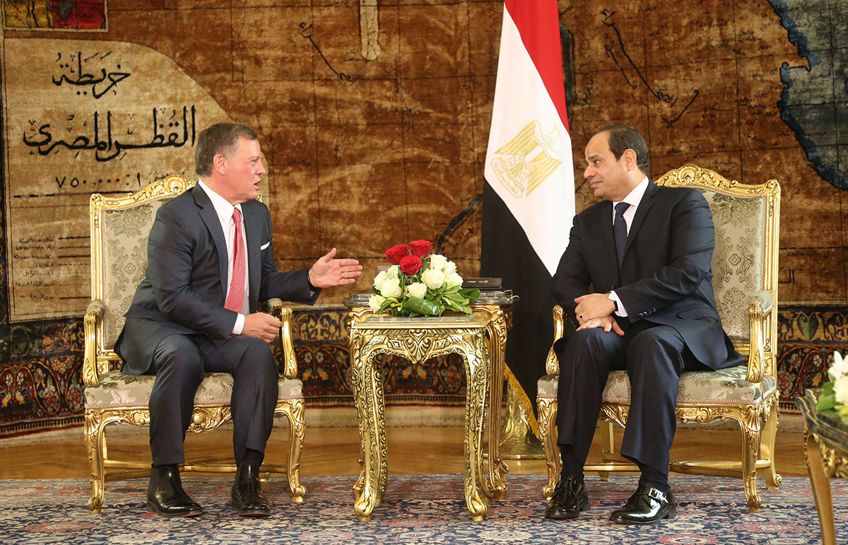 King, Egyptian president hold talks in Cairo