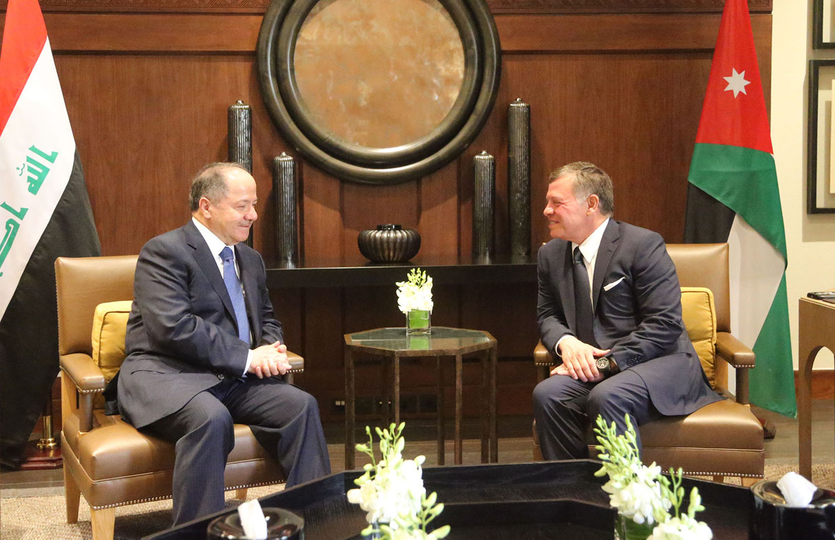 King receives Iraqi Kurdistan president