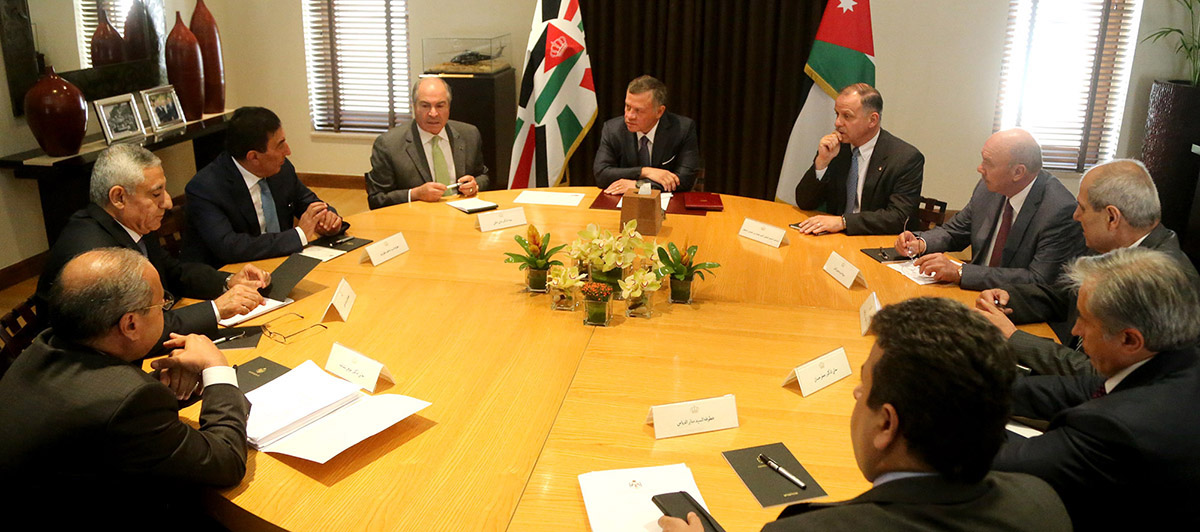 King meets with judicial council president, members