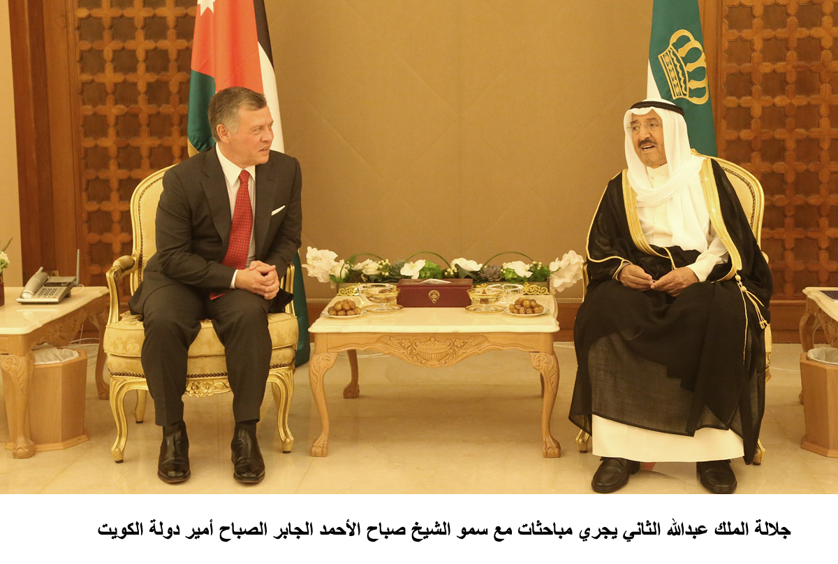 King holds talks with Amir of Kuwait on ties, Mideast issues