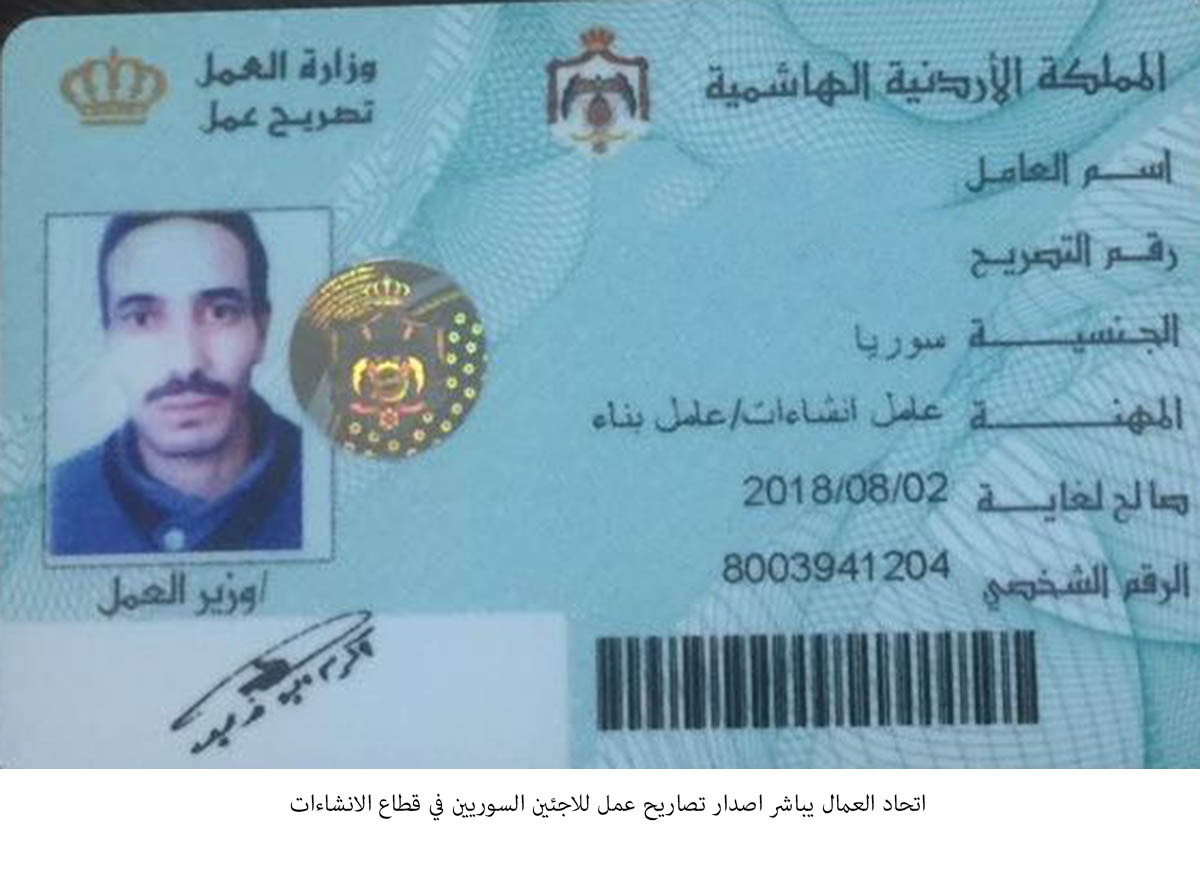 Syrian refugees to be allowed to work in construction sector