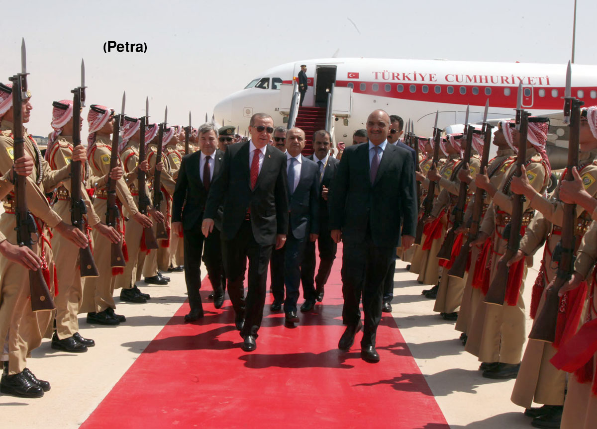 Turkish president arrives in Amman