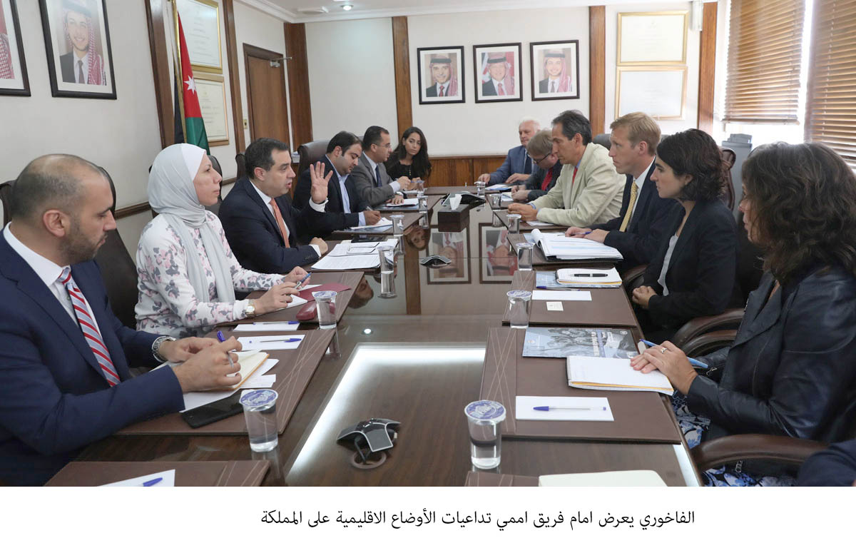 Planning minister briefs U.S. delegation on economic challenges facing Jordan