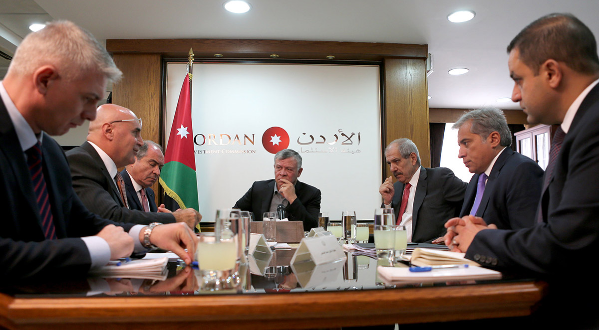 King visits Jordan Investment Commission