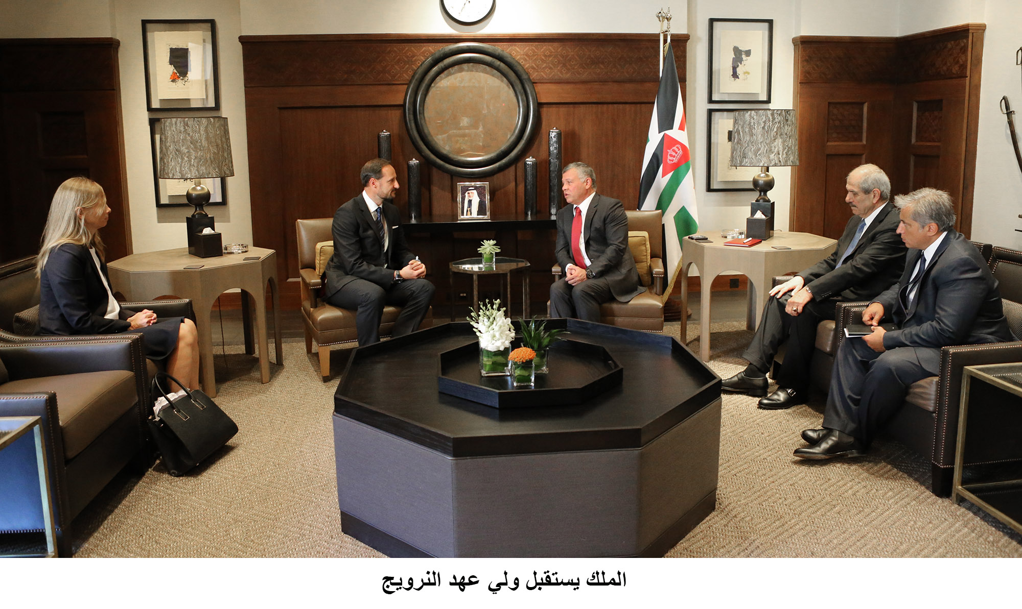 King receives Norway Crown Prince