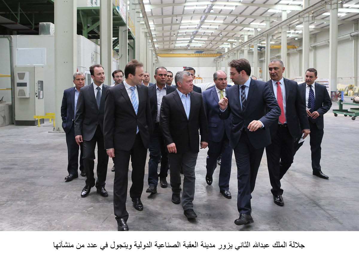 King urges clear strategy to lure in investments to Aqaba