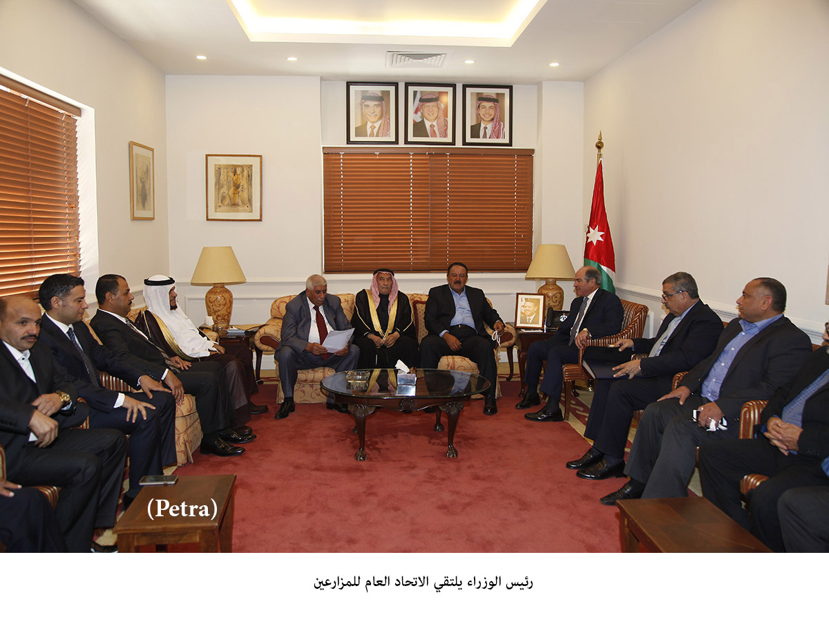 PM meets Jordan Farmers Union delegation