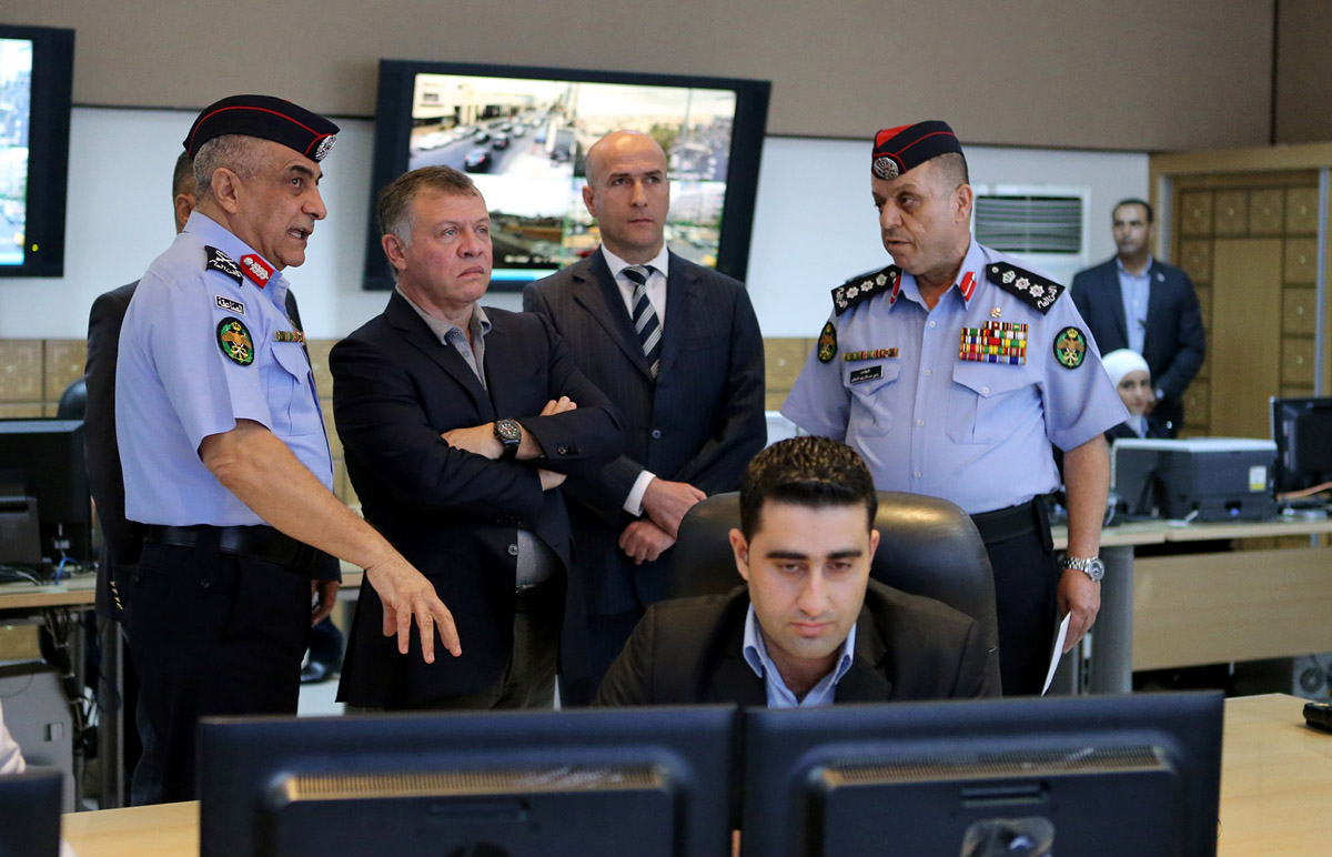 King visits Public Security Department