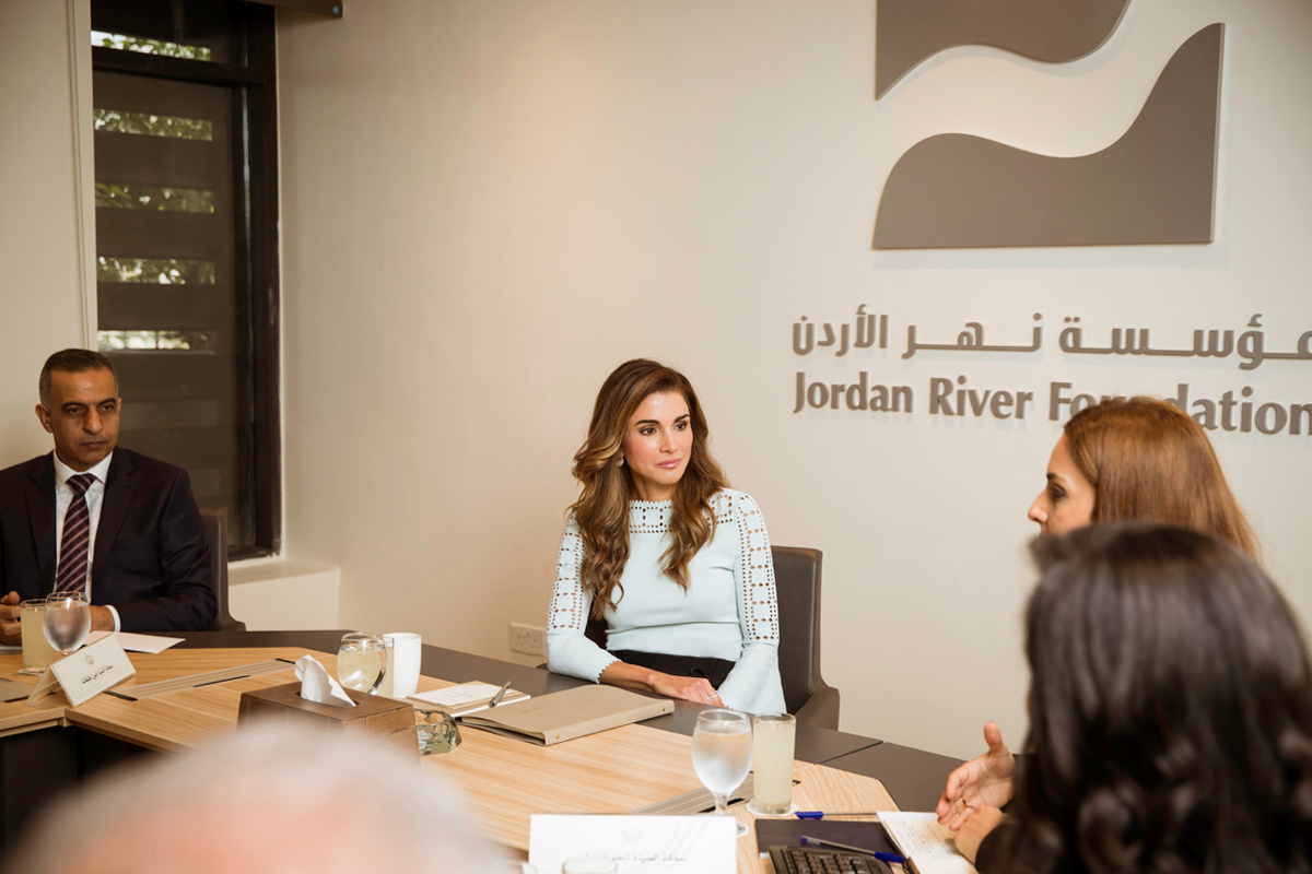 Queen Rania chairs annual JRF board meeting