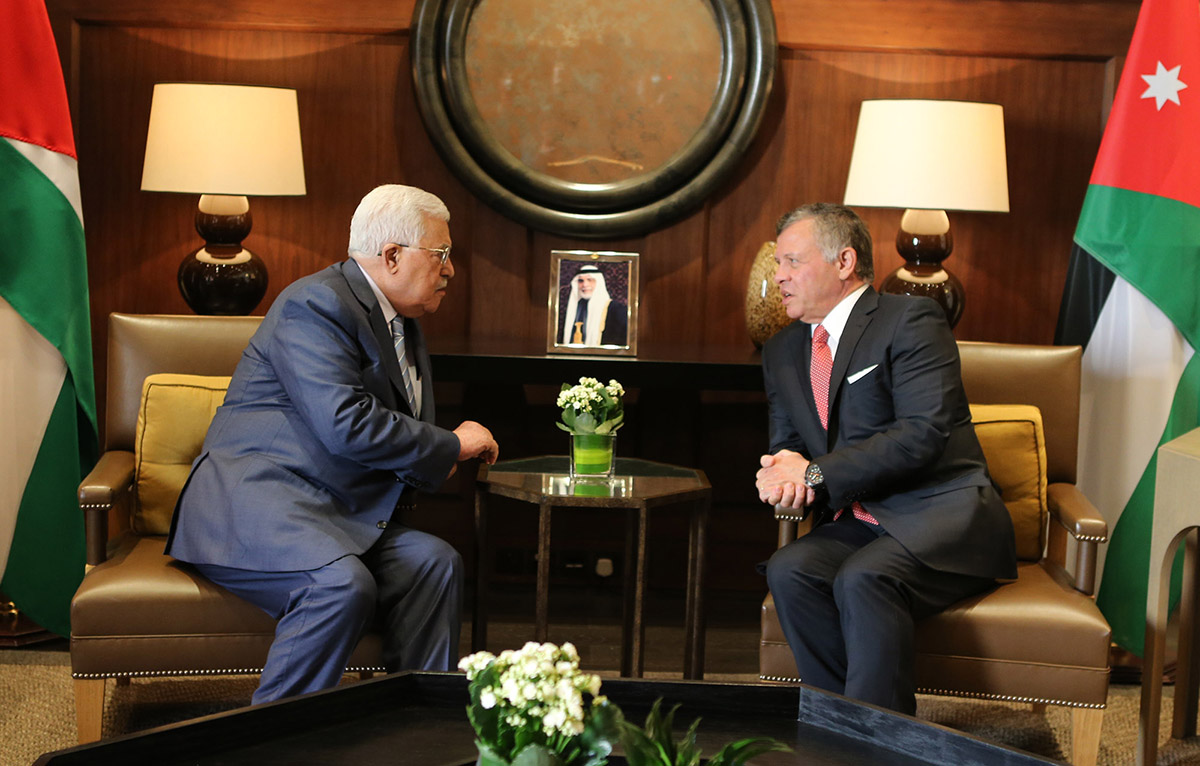 King, Abbas discuss Palestinian reconciliation agreement