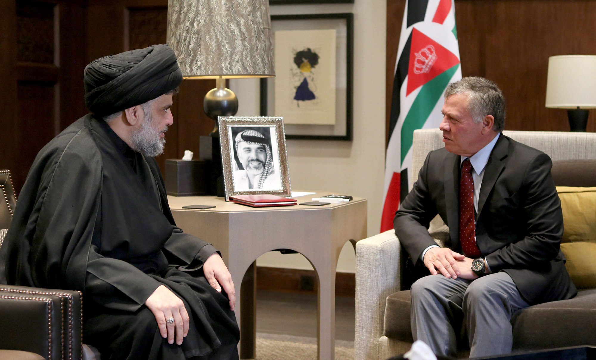 King receives Iraq's Sadrist Movement leader