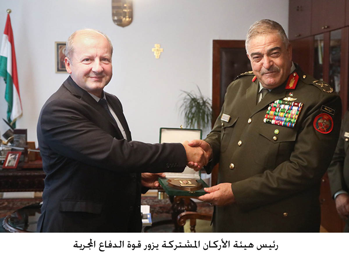 Jordan, Hungary ink military cooperation agreement