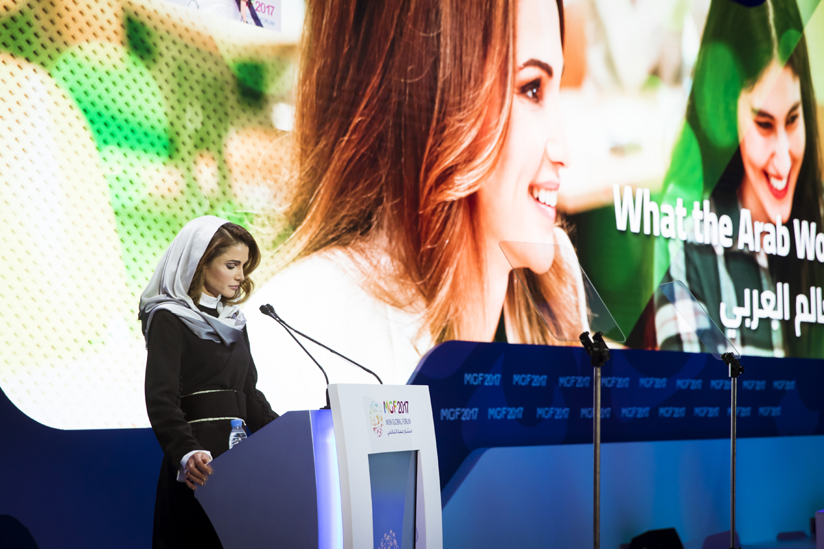 Queen Rania Highlights Technology’s Role in Bridging " Hope Gap" at Misk Global Forum
