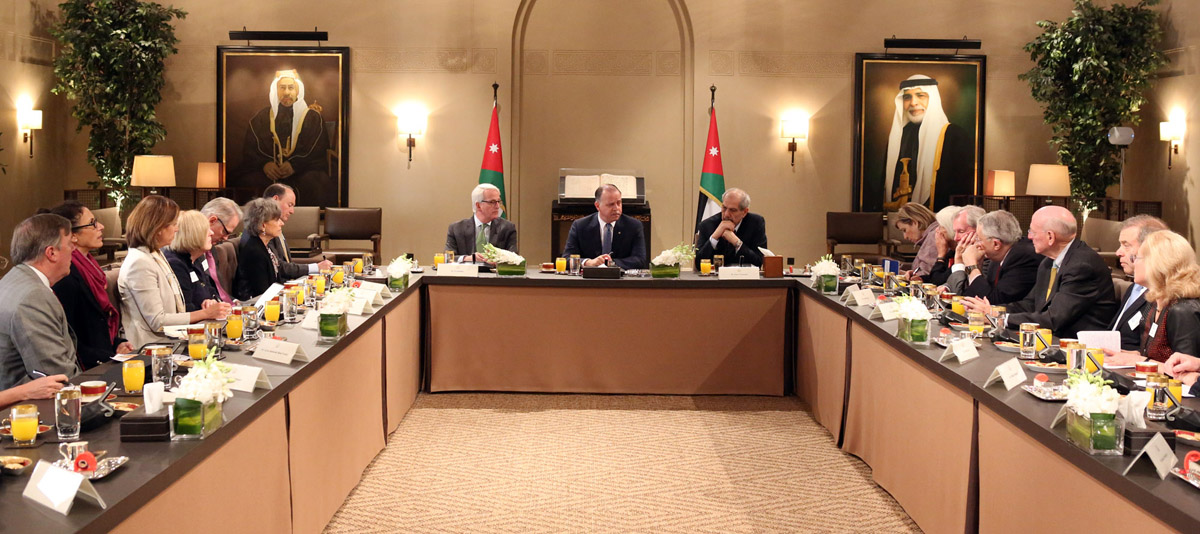 Prince Faisal discusses regional developments with US delegation